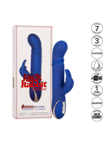Heated Thrusting G Rabbit Blue