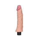 Wibrator Real Softee 20,3 cm Beżowy z Wibracjami - 1