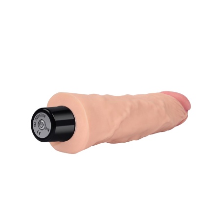 Wibrator Real Softee 20,3 cm Beżowy z Wibracjami - 3