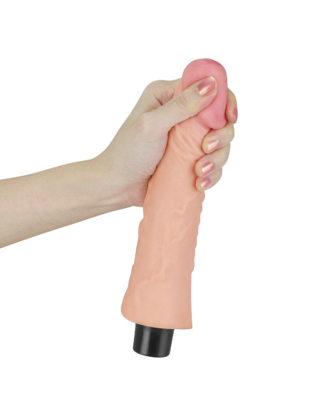8"" REAL SOFTEE Vibrating Dildo
