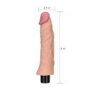 Wibrator Real Softee 20,3 cm Beżowy z Wibracjami - 7