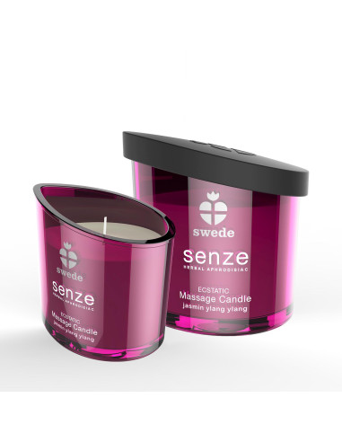 Swede - Senze Ecstatic Massage Candle Jasmine Ylang Ylang 