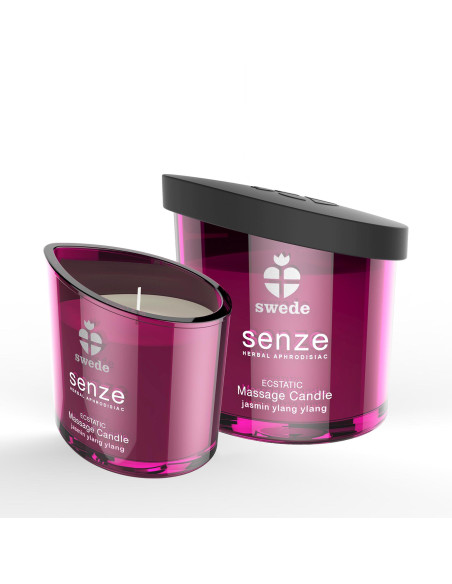 Swede - Senze Ecstatic Massage Candle Jasmine Ylang Ylang 