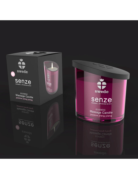 Swede - Senze Ecstatic Massage Candle Jasmine Ylang Ylang 