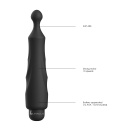 Dido - ABS Bullet With Sleeve - 10-Speeds - Black - 5