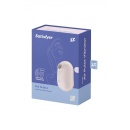Stymulator łechtaczki Pro To Go 2 beige - fale powietrzne i wibracja, długość 9 cm, dysza 1,9 cm - 1