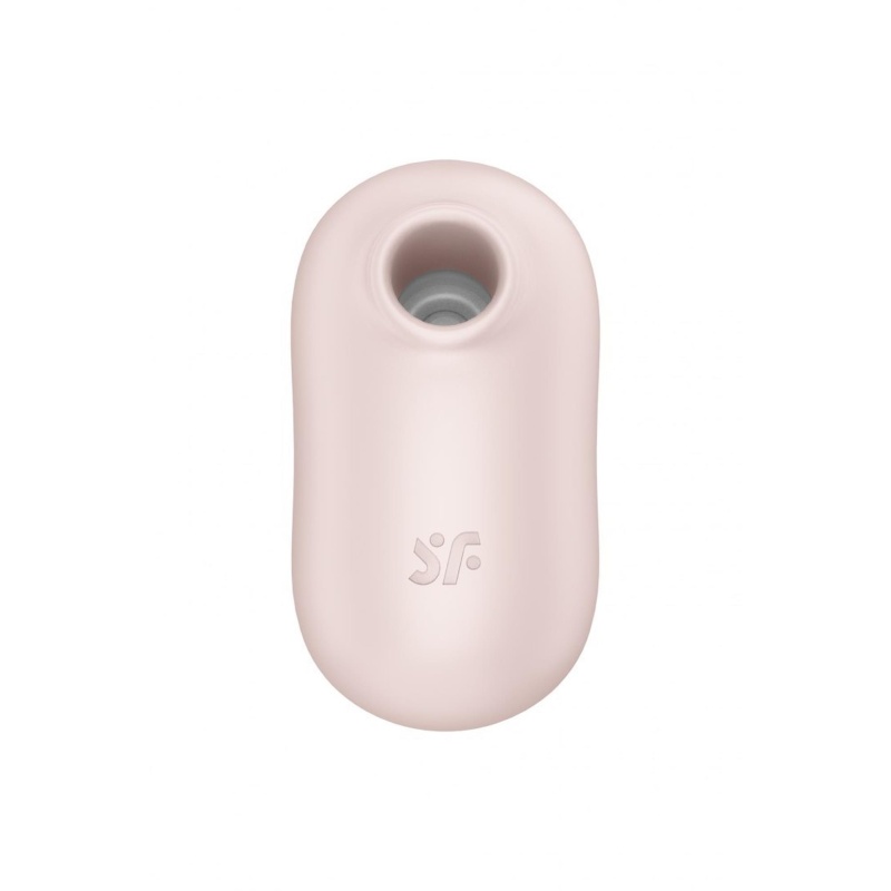 Stymulator łechtaczki Pro To Go 2 beige - fale powietrzne i wibracja, długość 9 cm, dysza 1,9 cm - 3