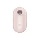 Stymulator łechtaczki Pro To Go 2 beige - fale powietrzne i wibracja, długość 9 cm, dysza 1,9 cm - 3