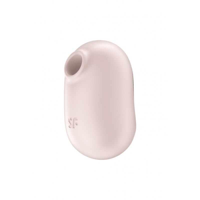 Stymulator łechtaczki Pro To Go 2 beige - fale powietrzne i wibracja, długość 9 cm, dysza 1,9 cm - 4