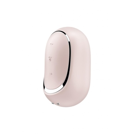 Stymulator łechtaczki Pro To Go 2 beige - fale powietrzne i wibracja, długość 9 cm, dysza 1,9 cm - 6