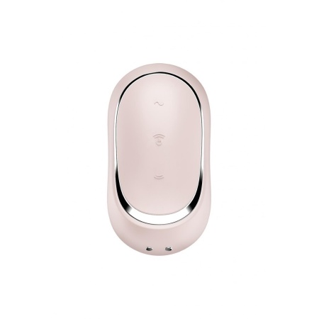 Stymulator łechtaczki Pro To Go 2 beige - fale powietrzne i wibracja, długość 9 cm, dysza 1,9 cm - 7