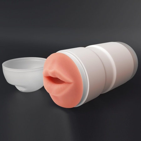 Masturbator wibrujący usta Mouth Stamina Tunnel 16 cm - 5