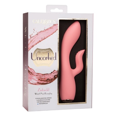 Wibrator Uncorked Zinfandel 18 cm z podwójną stymulacją punktu G i łechtaczki - 1 2