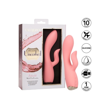 Wibrator Uncorked Zinfandel 18 cm z podwójną stymulacją punktu G i łechtaczki - 4