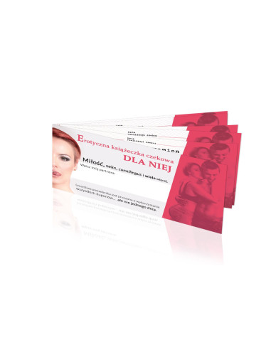 Gry-Erotyczna książeczka czekowa dla NIEJ