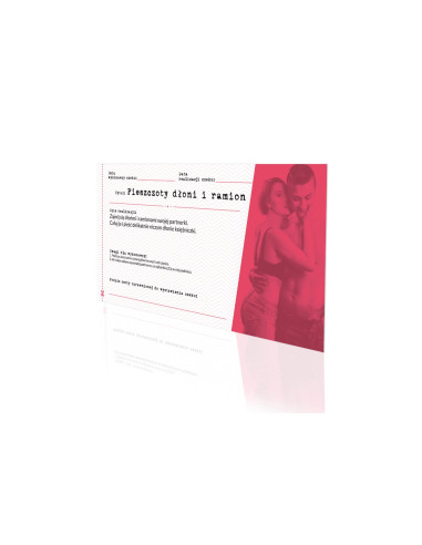 Gry-Erotyczna książeczka czekowa dla NIEJ