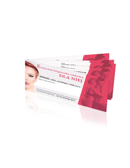 Gry-Erotyczna książeczka czekowa dla NIEJ