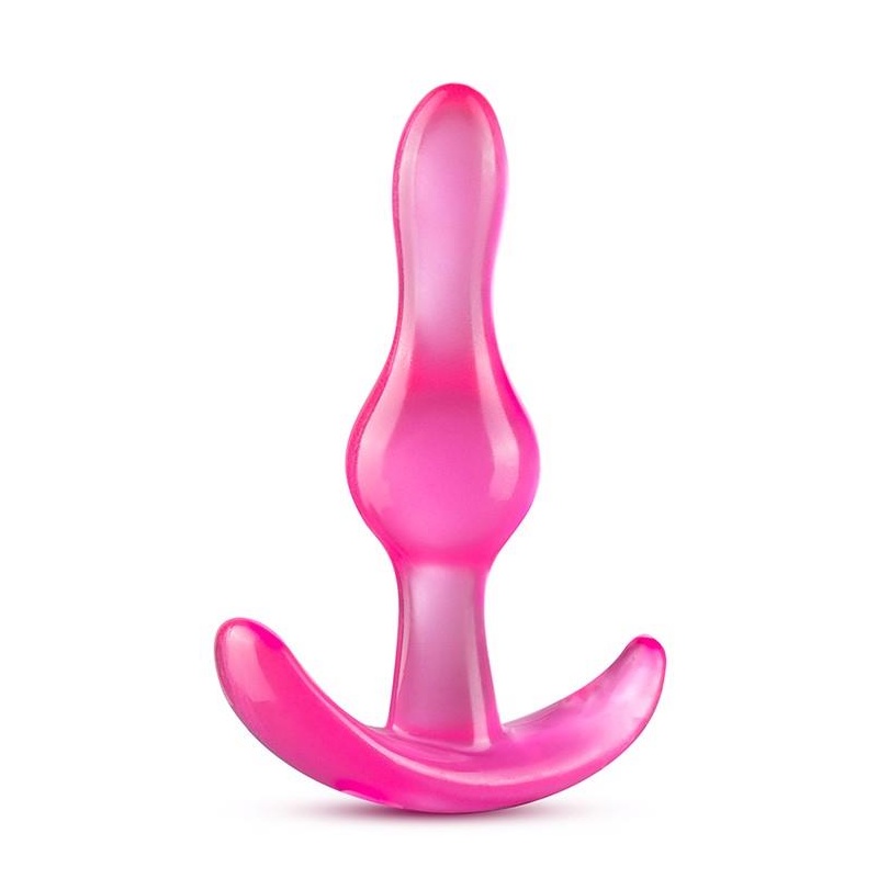 Korek analny Curvy - stożkowy kształt, TPE, długość 8,9 cm, średnica 2,5 cm - 3