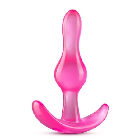 Korek analny Curvy - stożkowy kształt, TPE, długość 8,9 cm, średnica 2,5 cm - 3
