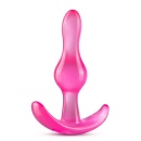 Korek analny Curvy - stożkowy kształt, TPE, długość 8,9 cm, średnica 2,5 cm - 3
