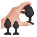 Anal Kit – zestaw 3 korków analnych z kryształkami i gruszką higieniczną 224 ml, Ø 2,7–4,2 cm - 6