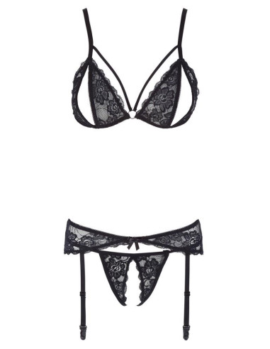 Lace Suspender Set S