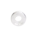 Osłona do pompki próżniowej Universal Pump Sleeve Transparent z elastycznego TPR do 8 cm średnicy - 1