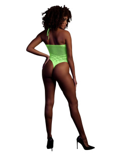 Body with Halter Neck - Neon Green - XS/XL 2