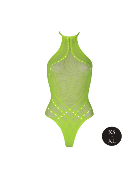 Body with Halter Neck - Neon Green - XS/XL