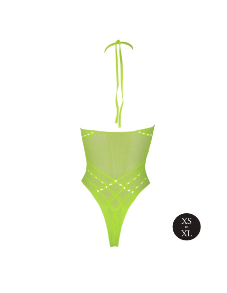 Body with Halter Neck - Neon Green - XS/XL