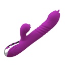 Wibrator Fairy USB marki Boys of Toys z ruchem posuwisto-zwrotnym, rotacją i stymulatorem łechtaczki (22 cm) - 2