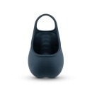 Stimulating Ball Pouch Blue - wibrujący stymulator jąder z pierścieniem erekcjnym, silikon medyczny, długość 12,5 cm - 4