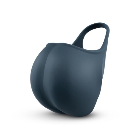 Stimulating Ball Pouch Blue - wibrujący stymulator jąder z pierścieniem erekcjnym, silikon medyczny, długość 12,5 cm - 6