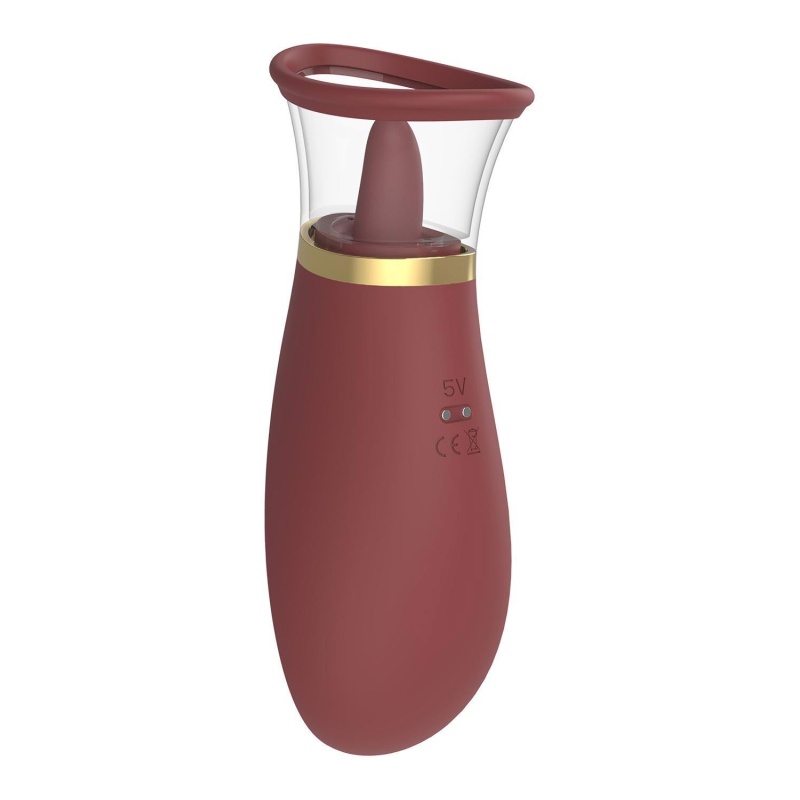 Stymulator ssąco-liżący Roxy - 3 tryby ssania, 9 rytmów ruchu języka, 17,0 × 6,8 × 5,7 cm - 5