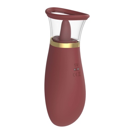 Stymulator ssąco-liżący Roxy - 3 tryby ssania, 9 rytmów ruchu języka, 17,0 × 6,8 × 5,7 cm - 5
