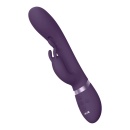Wibrator króliczek Tama Purple z 3 silnikami NG F1 i falującym trzonem, długość 27,6 cm - 5