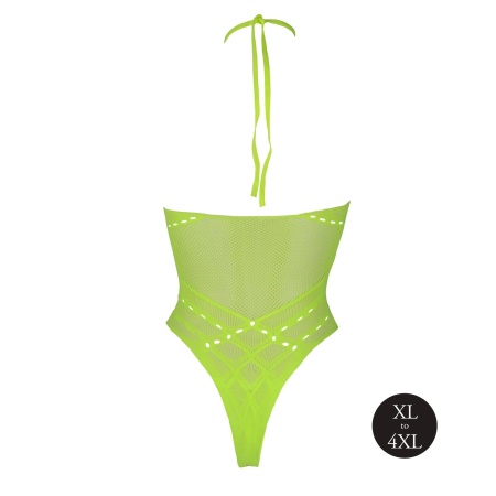 Body with Halter Neck - Neon Green - XL/XXXXL - 7