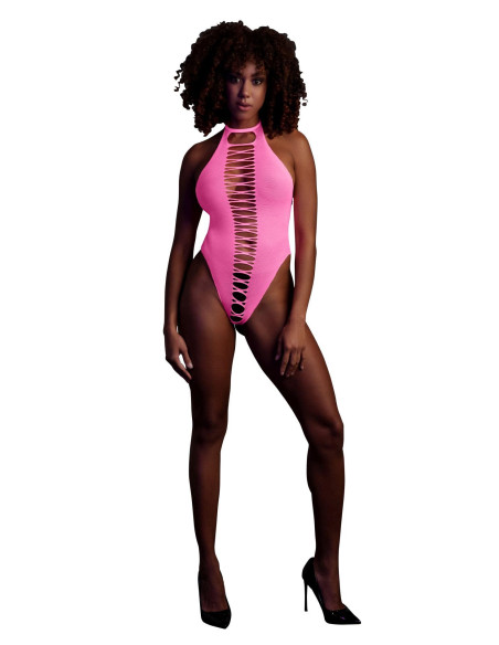 High-Cut Body - Neon Pink - XS/XL