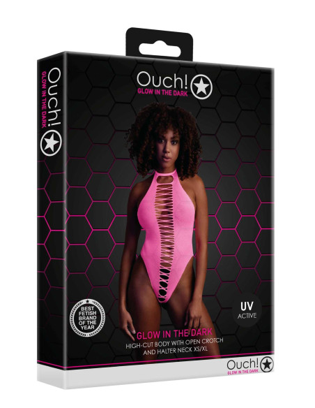 High-Cut Body - Neon Pink - XS/XL