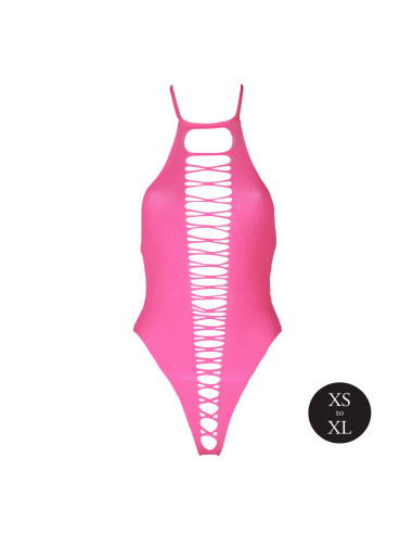 High-Cut Body - Neon Pink - XS/XL