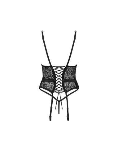 Bielizna-Yaskana gorset czarny   XS/S