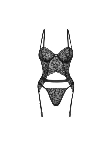 Bielizna-Yaskana gorset czarny   XS/S