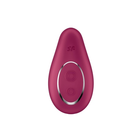 Dipping Delight Berry - wibrator łechtaczkowy z elastyczną końcówką 9 cm - 1