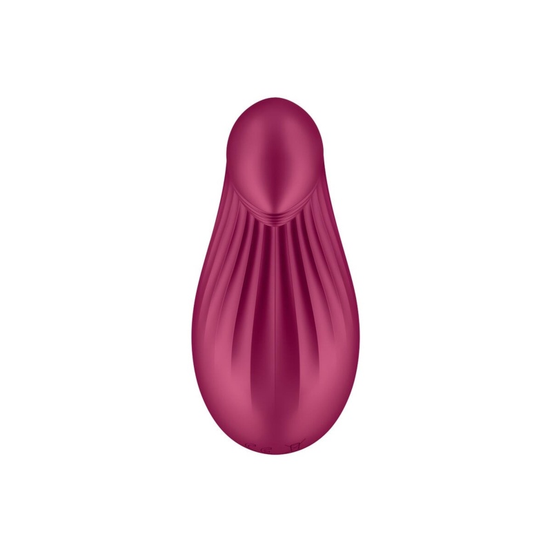 Dipping Delight Berry - wibrator łechtaczkowy z elastyczną końcówką 9 cm - 3