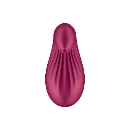 Dipping Delight Berry - wibrator łechtaczkowy z elastyczną końcówką 9 cm - 3