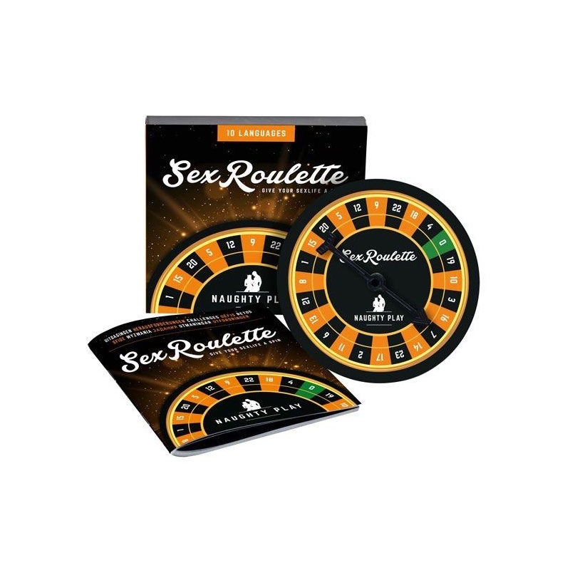 Gra erotyczna Sex Roulette Naughty Play z 24 wyzwaniami dla par - 1