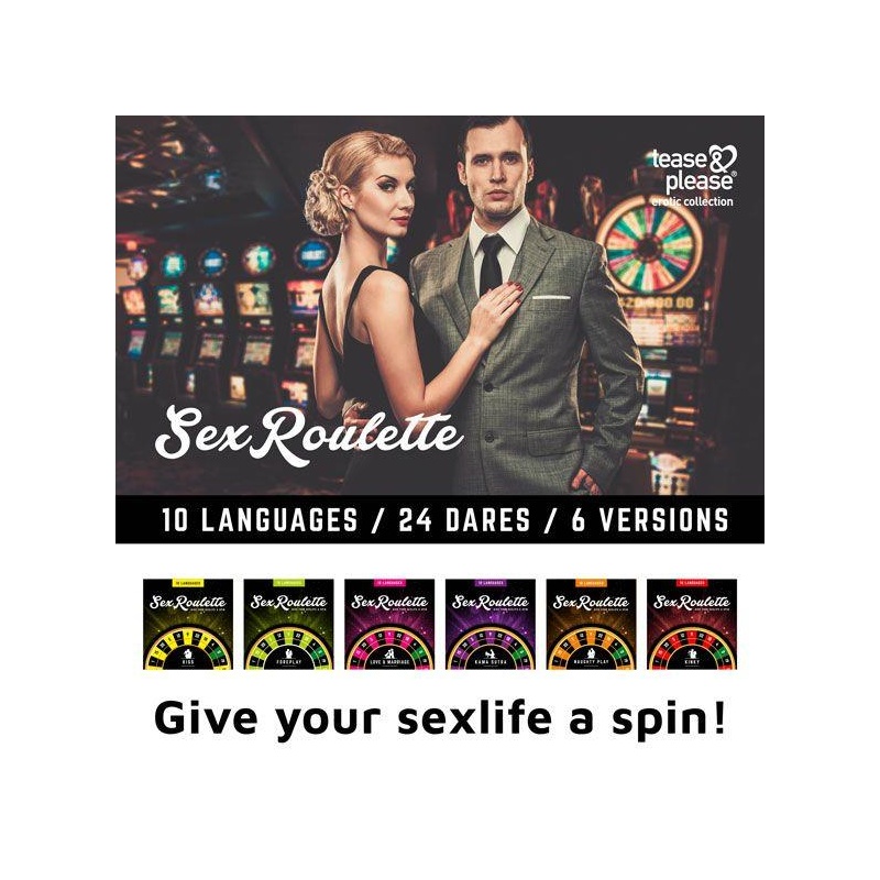 Gra erotyczna Sex Roulette Naughty Play z 24 wyzwaniami dla par - 6