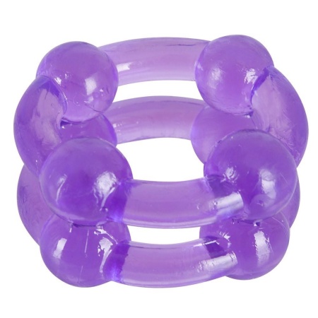 Zestaw Purple Appetizer 9-częściowy — TPE/ABS, wibrator 19 cm i sztyft analny 23 cm - 8