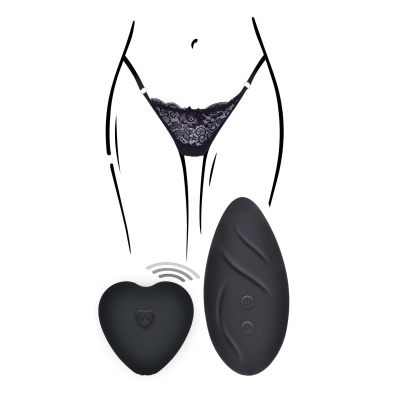 Wibrator do majtek TOYJOY Angel Panty Vibe z pilotem 9,3 cm - 1