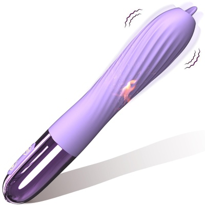 Wibrator-Silicone Vibrator USB, 10 vibration modes, Heating - 1